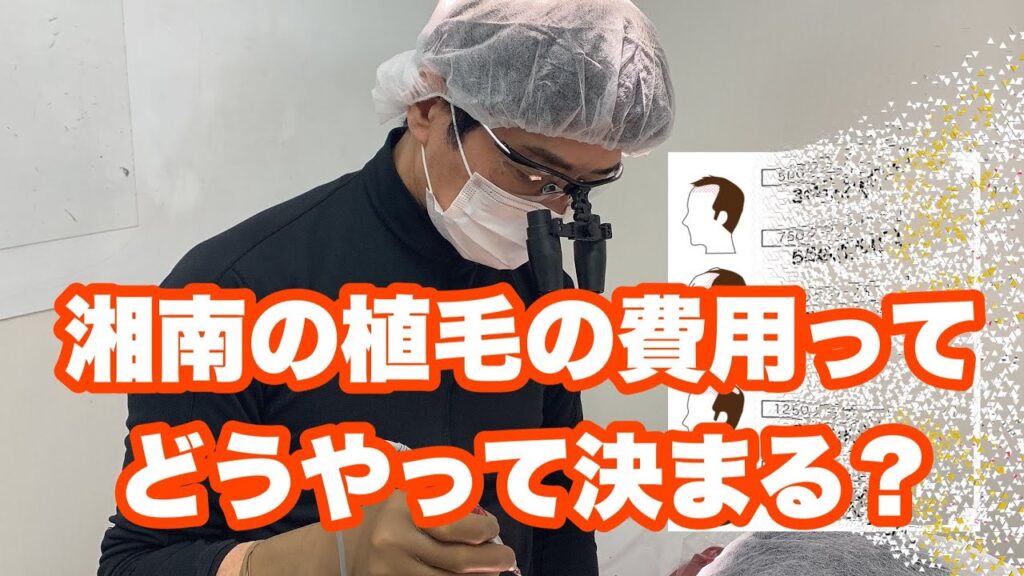 オンライン植毛の湘南AGAクリニック新宿南口院の植毛の費用はどのようにして決まるのか？