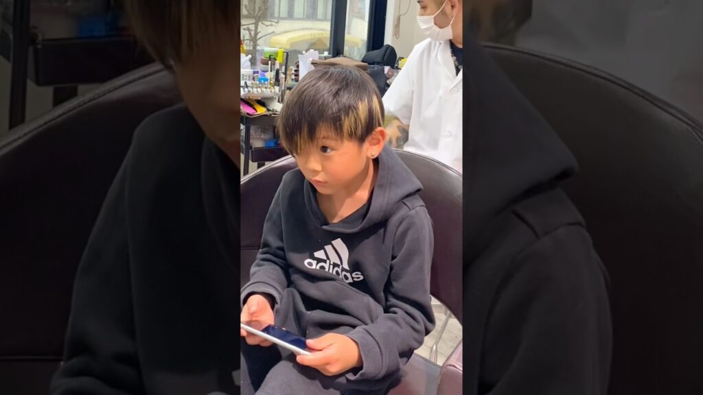 春から小学生の男の子に波巻きスパイラルを当ててみたら…#メンズパーマ#short#神戸の坊主美容師 #カウンセリング#カウンセリング動画#イメチェン#イメチェン動画 #恋活#婚活