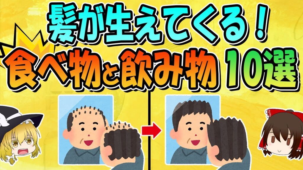 【薄毛対策】髪が生えてくる！食べ物と飲み物10選