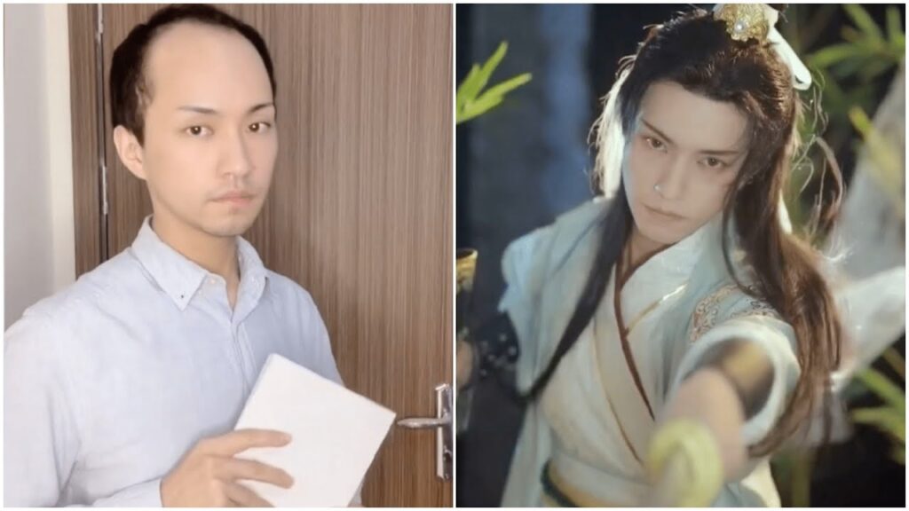 中国古典美男へ大変身-ハゲ様が髪の毛の大切さを教えてくれる